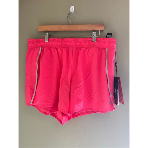 Spyder NWT XL women’s deep coral active shorts - Picture 1 of 8